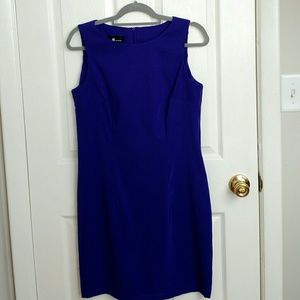 AB Studio Sleeveless Sheath Dress Purple 12